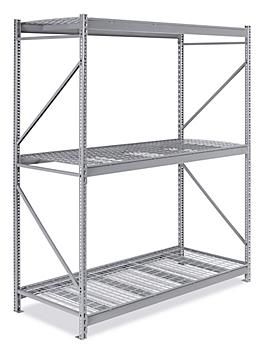 Bulk Storage Rack - Wire Decking, 72 x 36 x 96" H-4326