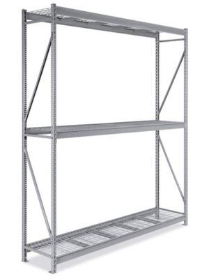 Bulk Storage Rack - Wire Decking, 96 x 24 x 120" H-4334