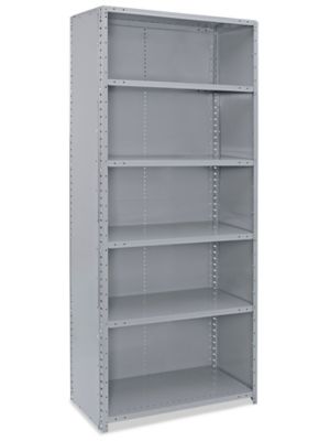 Closed Industrial Steel Shelving 36 x 18 x 87