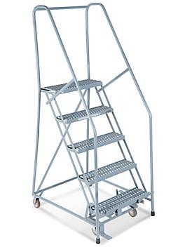 5 Step Grip Step Ladder - Unassembled with 10" Top Step H-4365U-10
