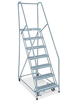 7 Step Grip Step Ladder - Assembled with 10" Top Step H-4366-10