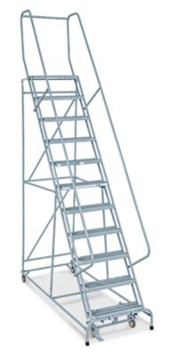 11 Step Grip Step Ladder - Assembled with 10" Top Step H-4368-10