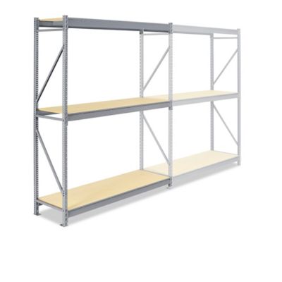 Unité complémentaire pour rayonnage à grande capacité en panneau de particules – 72 x 24 x 96 po