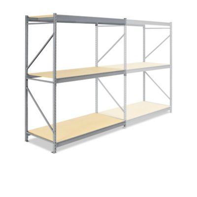 Unité complémentaire pour rayonnage à grande capacité en panneau de particules – 72 x 36 x 96 po