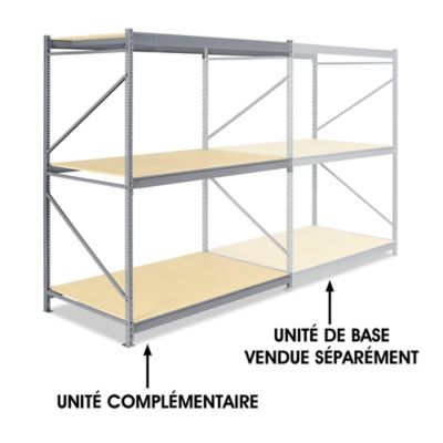Add-On Unit for Bulk Storage Rack - Particle Board, 72 x 48 x 96" H-4388