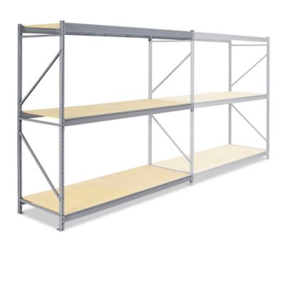Unité complémentaire pour rayonnage à grande capacité en panneau de particules – 96 x 36 x 96 po