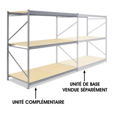 Add-On Unit for Bulk Storage Rack - Particle Board, 96 x 48 x 96" H-4391