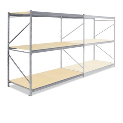 Unité complémentaire pour rayonnage à grande capacité en panneau de particules – 96 x 48 x 96 po