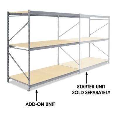 Add-On Unit for Bulk Storage Rack - Particle Board, 96 x 48 x 96" H-4391