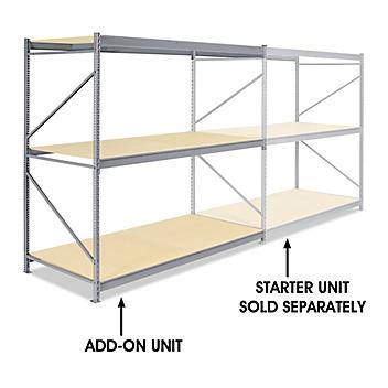 Add-On Unit for Bulk Storage Rack - Particle Board, 96 x 48 x 96" H-4391