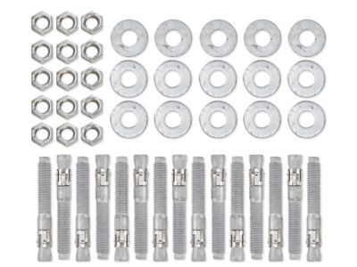Concrete Mounting Hardware for 5 Row Bleachers H-4414