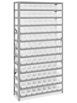 Shelf Bins Sloped Shelving Units, Shelf Bin Sloped Shelving