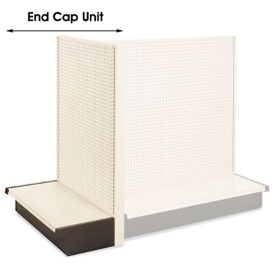  Single-Sided End Cap Gondola Unit - 36 x 19 x 54"