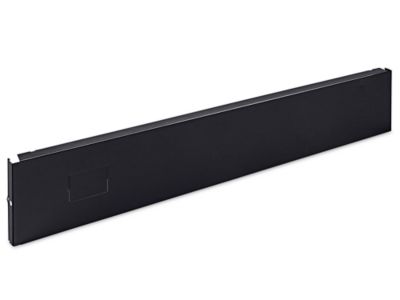 Closed Base Front for Single-Sided End Cap Gondola Units - 36", Black H-4445