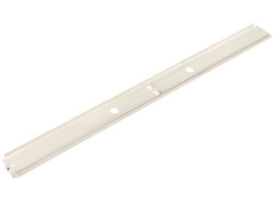 Bottom Rail for Single-Sided End Cap Gondola Units - 36", Platinum H-4446PT