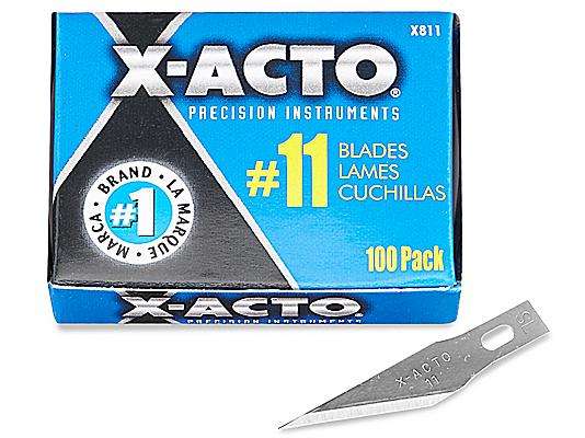 11 Replacement Blades X-Acto® Knife - Package of 100 H-4453 - Uline