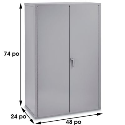 Heavy-Duty Welded Storage Cabinet with Drawers - 48 x 24 x 78 H-8504 -  Uline