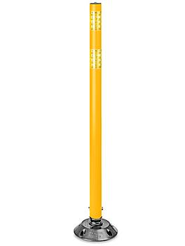 Flexible Delineator Round Post with Base - 48", Yellow H-4466Y