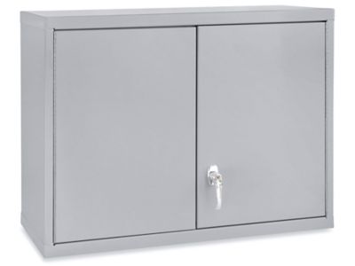 Wall-Mount Cabinet - Clear-View, 36 x 14 x 27, Gray - ULINE - H-5699GR