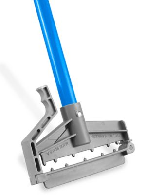 Quick Change Fiberglass Mop Handle - 60", Blue H-4504BLU