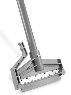 Quick Change Fiberglass Mop Handle 60", Gray H4504GR Uline