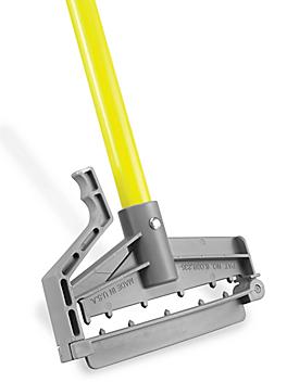 Quick Change Fiberglass Mop Handle - 60", Yellow H-4504Y