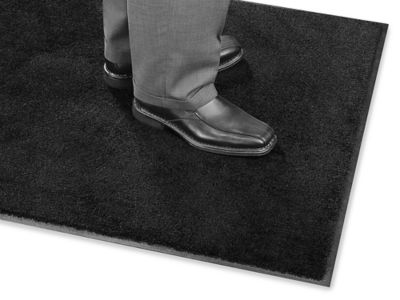 Ribbed Entry Carpet Mat - 3 x 5', Charcoal H-3110GR - Uline