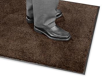Plush Nylon Carpet Mat - 3 x 5', Brown H-4510BR