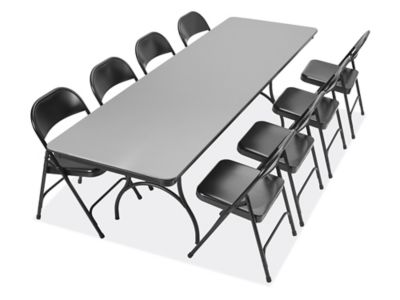 ABS Plastic Folding Table - 96 x 30 x 29