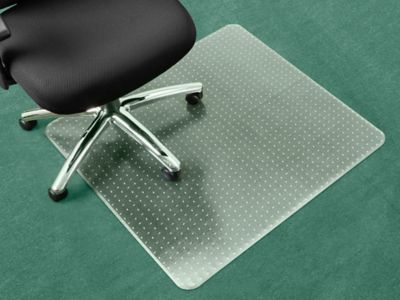 Carpet Chair Mat - No Lip, 36 x 36, Clear - ULINE - H-4522