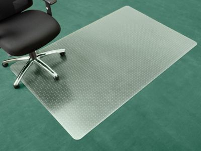 Carpet Chair Mat - No Lip, 48 x 72", Clear H-4523