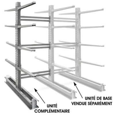 Add-On Unit for Double Sided Cantilever Rack, 54 x 106 x 120" H-4532-ADD