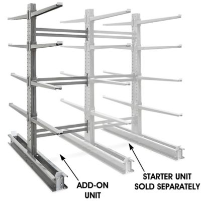 Add-On Unit for Double Sided Cantilever Rack, 54 x 106 x 120" H-4532-ADD