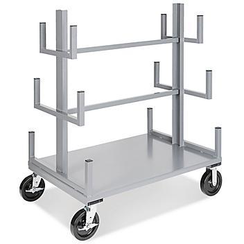 Mobile Bar and Pipe Rack - 48 x 36 x 60" H-4542