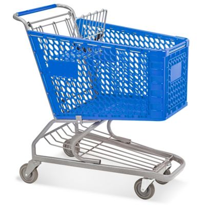  Grand chariot de magasinage en plastique