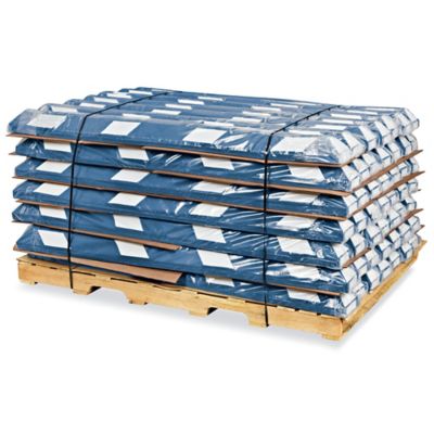 Parking Stop Skid Lot - 6', Rubber, Blue/White H-4608BL/W-S