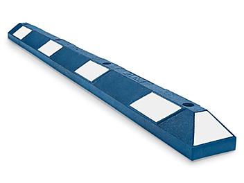 Parking Stops - 6', Rubber, Blue/White H-4608BL/W