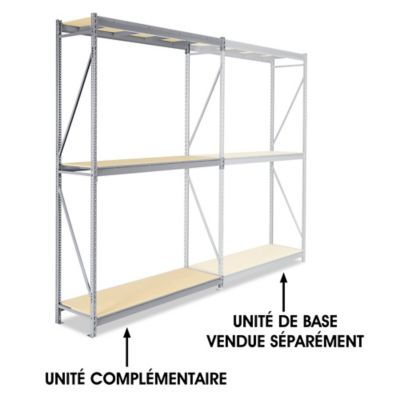 Add-On Unit for Bulk Storage Rack - Particle Board, 72 x 24 x 120" H-4625