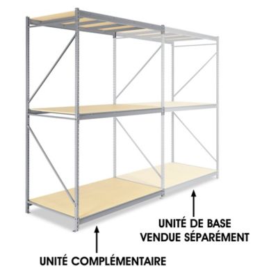 Add-On Unit for Bulk Storage Rack - Particle Board, 72 x 48 x 120" H-4627