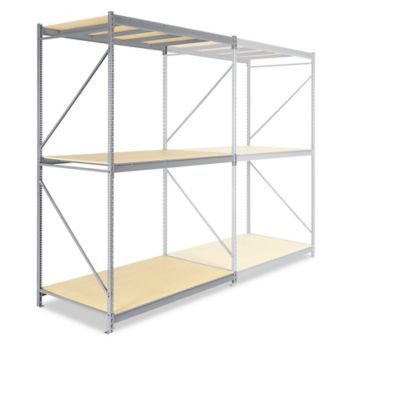 Unité complémentaire pour rayonnage à grande capacité en panneau de particules – 72 x 48 x 120 po