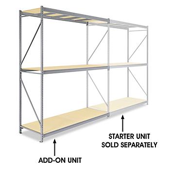 Add-On Unit for Bulk Storage Rack - Particle Board, 96 x 36 x 120" H-4629