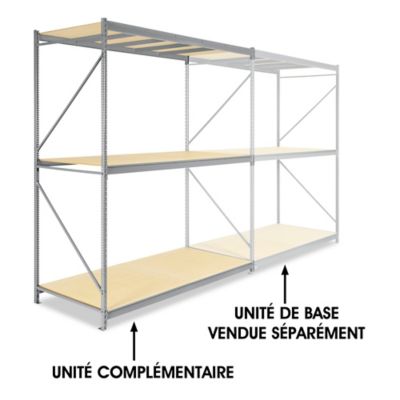 Add-On Unit for Bulk Storage Rack - Particle Board, 96 x 48 x 120" H-4630
