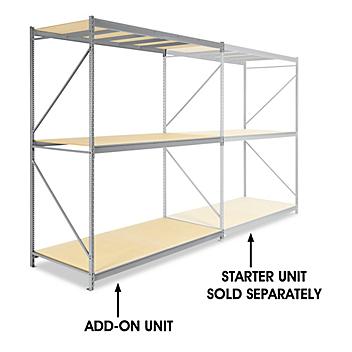 Add-On Unit for Bulk Storage Rack - Particle Board, 96 x 48 x 120" H-4630