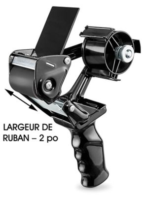 Uline Heavy Duty Tape Dispenser - 2", Black H-464BL