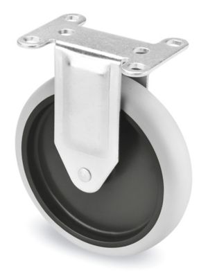  Non-Marking Rubber Caster - 5 x 15/16"