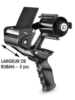 Uline Heavy Duty Tape Dispenser - 3", Black H-465BL