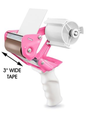 Uline Heavy Duty Tape Dispenser - 3", Pink H-465P