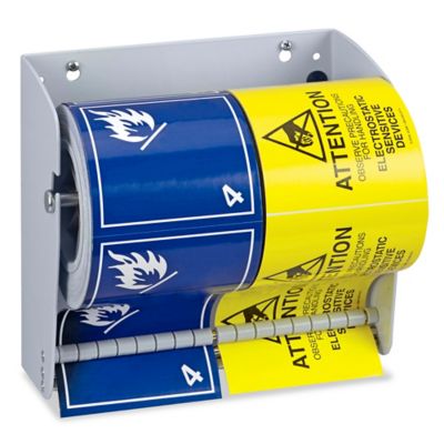 Uline Wall Mount Label Dispenser - 8 1/2