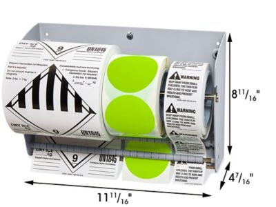 New Uline Economy Label Dispenser 12 H-586 Holds 1 Core Labels