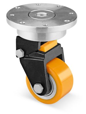 Caster Assembly for Big Joe&reg; Deluxe Electric Pallet Truck - 3 1/2 x 1 3/4" H-4710CASTR